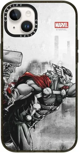 Vista 59 de CASETiFY Funda para iPhone Air, compatible con MagSafe Marvel VS CoLab Protección contra caídas de grado militar 4x de 8.2 pies Funda Capitán