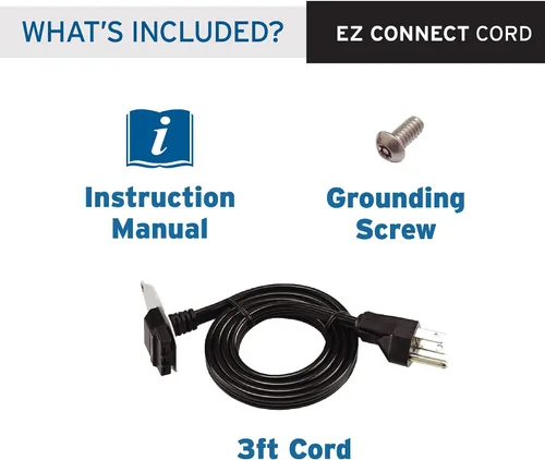 Vista 5 de InSinkErator 80016-ISE EZ Connect Power Cord Accessory