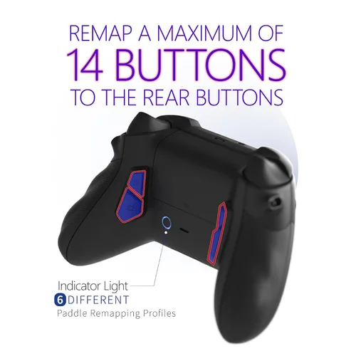 Vista 4 de HEXGAMING ULTRA X Wireless Controller for Xbox Series X & S, Pro Controller for Windows 7810-4 Back Buttons - Adjustable Triggers - Interchangeable