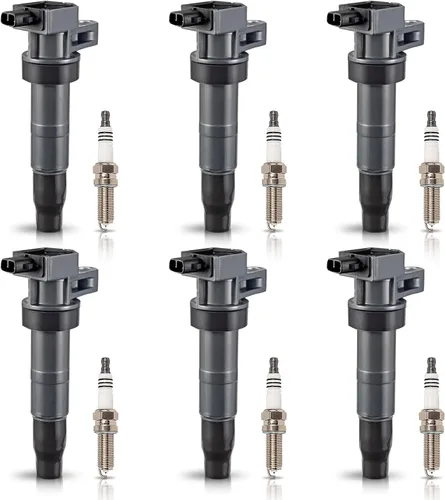 Vista 8 de ENA Juego de 6 bobinas de encendido 3.3L 3.8L V6 compatible con Hyundai Kia Genesis Azera Santa Fe Sonata Veracruz Sedona Sorento Cadenza Borrego
