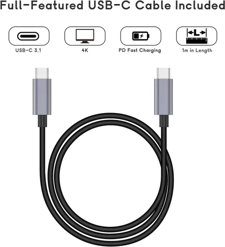Vista 7 de Adaptador de cargador de base de interruptor de 65 W, estación de acoplamiento de TV portátil para Nintendo SwitchSteam