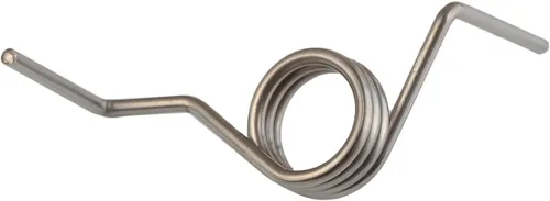Vista 4 de 4 piezas de repuesto de resorte de puerta francesa para refrigerador GE WR02X12650 y mangas blancas Pin French Spring reemplaza para GE WR02X12651