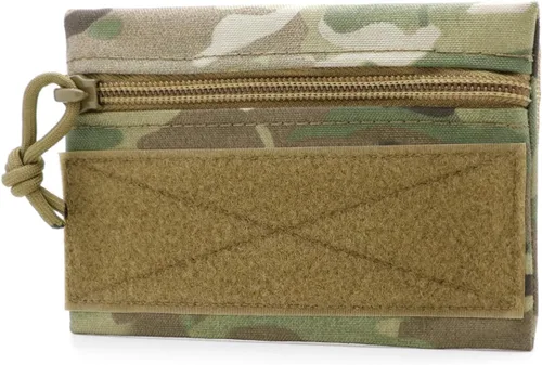 Vista 8 de Qavctw Tactical Admin Pouch Bag with Hook and Loop Tool Storage Bag Snack Pouch Candy Bag Hanging Pouches Backpack Accessory Pouch
