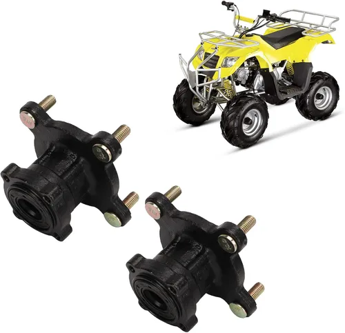 Vista 4 de Cubo de rueda de kart, 4 pernos delanteros de disco de freno de montaje para Go Karts ATV de 110 cc-200 cc