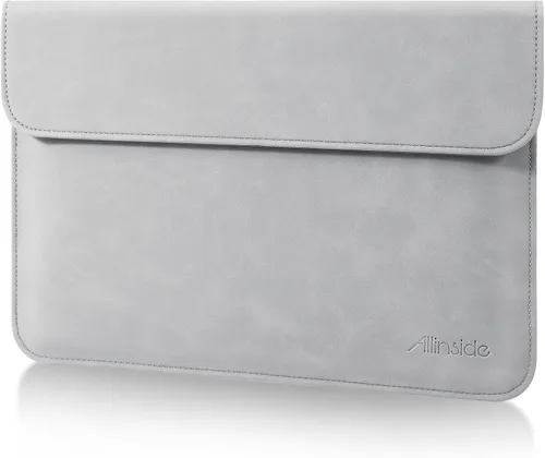 Vista 13 de Allinside Funda para laptop de 13-13.3 pulgadas para MacBook Pro 14, Air 13 Marrón