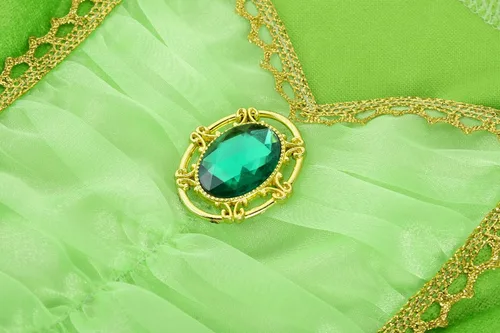 Vista 4 de ReliBeauty Disfraz de hada verde para niñas, vestido de tul de princesa para Halloween, con alas de mariposa