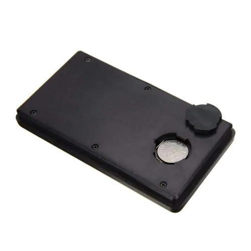 Vista 2 de Mini termómetro digital del medidor de temperatura de la pantalla LCD del interior del coche - termómetro negro del coche AU con pantalla LCD