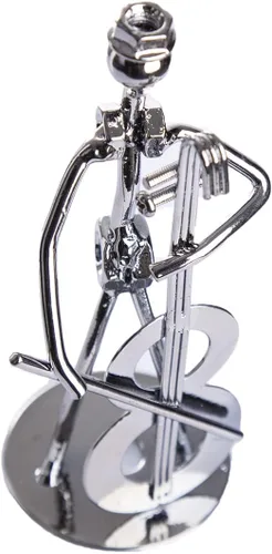 Vista 5 de Home Decor - Alambres y tornillos de hierro fundido, estatua/figura (reproductor de cello)
