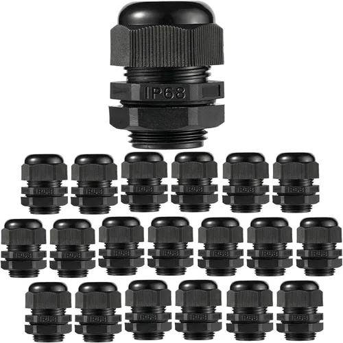 Vista 22 de Prensaestopas PENGLIN - Conector de cable de nailon NPT de 1-1/2 pulgadas, conector de cable de alivio de tensión, tuerca de bloqueo ajustable