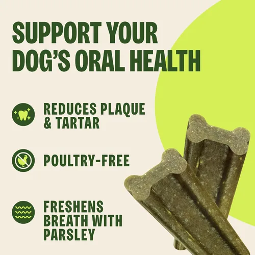 Vista 4 de WHIMZEES Wellness Freshzees Golosinas dentales para perros, barra de tamaño extra pequeño, (56 unidades)