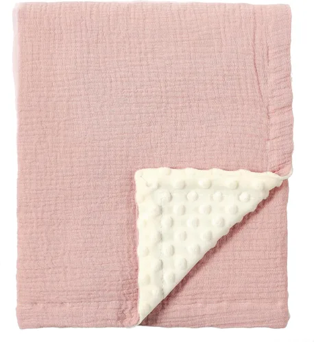 Vista 30 de CREVENT Manta de bebé de minky para niñas y niños, manta suave de felpa para recién nacidos - 30 x 40 pulgadas (Animal)