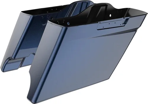 Vista 13 de Alforjas extendidas para Harley Touring Street Glide, Electra Glide, Road Glide 2014-2023 (whisky ámbar)