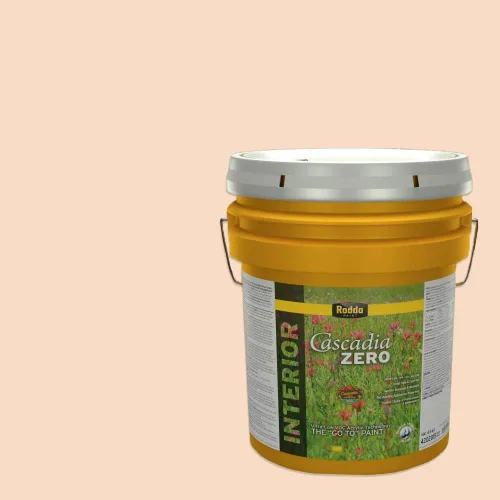 Vista 69 de Rodda Paint CASCADIA ZERO - Pintura plana e imprimación para interiores en uno, cuarto de galón, crema de ballet