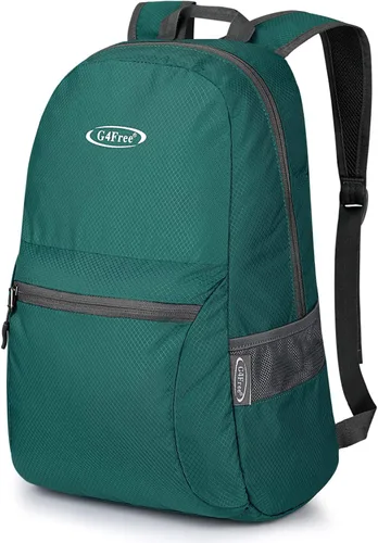 Vista 9 de G4Free Mochila plegable ligera de 20L para viajes, senderismo, mochila plegable para hombres y mujeres