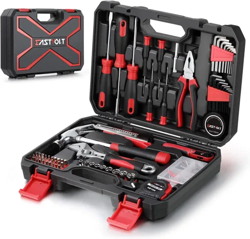 Vista 11 de Eastvolt - Juego de herramientas para el hogar de 218 piezas, juego de herramientas de reparación para automóviles, kits de herramientas