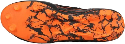 Vista 5 de Puma - Zapatos Future 6.1 Netfit Fg/Ag para hombre, Talla: 12 D(M) US, Color: Puma Negro/Puma Blanco/Shocking Orange, Negro/Anaranjado