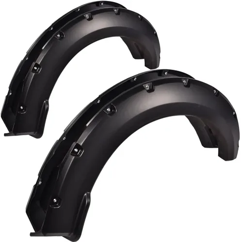Vista 25 de G-PLUS defensas guardabarros con remaches de bolsillo, compatibles con Ford F150 2009-2014 Styleside con modelos de longitud de cajuela de 67.0