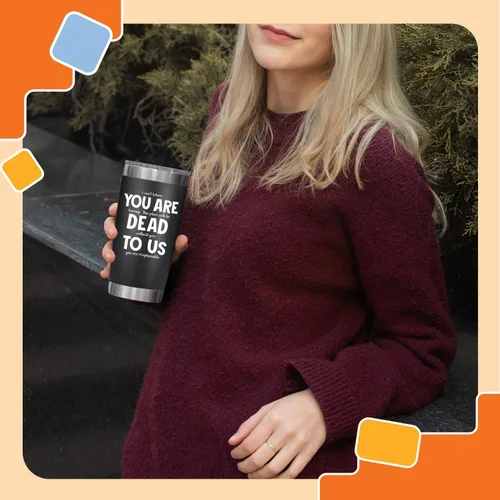 Vista 6 de NewEleven Vaso de 20 onzas – Regalo de despedida para compañero de trabajo, vaso de acero inoxidable sin BPA, aislamiento al vacío de doble pared