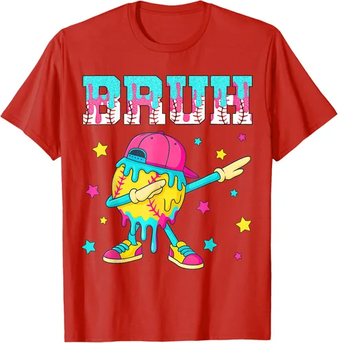 Vista 112 de Baseball Life Style 101 Apparel Youth Drip Baseball Boys Kid Camiseta