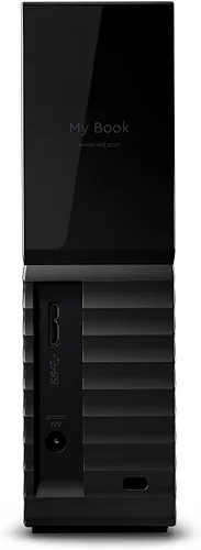 Vista 10 de WD Disco duro externo de escritorio My Book de 12 TB, USB 3.0, HDD externo con protección por contraseña y software de copia de seguridad automática