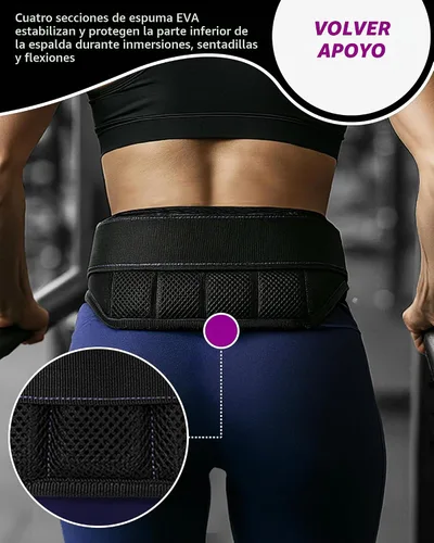 Vista 7 de THEFITGUY Cinturón de inmersión con peso para mujer, para dominadas, inmersiones y sentadillas, ajuste sin pellizcos, hebilla antideslizante, negro