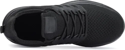 Vista 5 de Casbeam Zapatos de correr para hombre, cómodos, ligeros, transpirables, para caminar, con cordones, de malla, para entrenamiento, zapatos deportivos