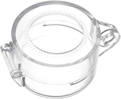 Vista 6 de uxcell Protector de plástico transparente para interruptor de 0.630 in de diámetro interruptor de botón 50x32