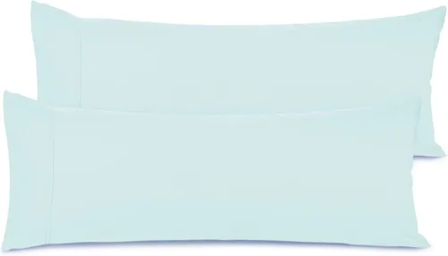 Vista 122 de Nestl - Juego de 2 fundas de almohada de microfibra azul playa tamaño Queen, 20 x 30 pulgadas