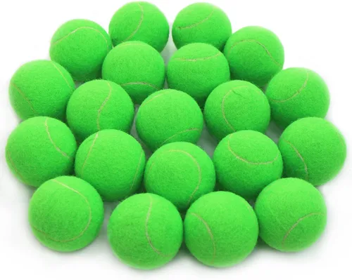 Vista 14 de URBEST Pelota de tenis avanzada, paquete de 20 unidades, pelotas de tenis de entrenamiento para jugadores novatos, pelotas de juego para perros