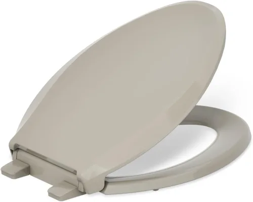 Vista 23 de KOHLER 4639-RL-0 Cachet ReadyLatch Asiento de inodoro redondo con cierre suave, color blanco