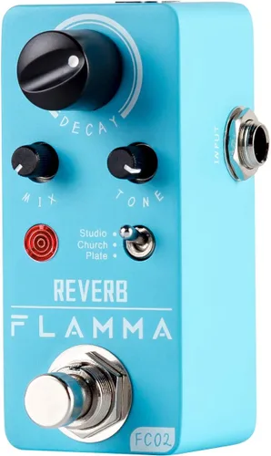 Vista 12 de Pedal looper FLAMMA FC01 y máquina de ritmos 2 en 1, pedales de guitarra con looper de tambor, tiempo de bucle de 20 minutos con 16 ritmos
