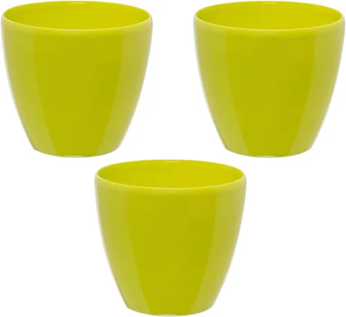Vista 10 de DECOPOTS - Maceta de riego automático - Maceta decorativa para interiores con cartucho de drenaje e indicador de nivel de agua