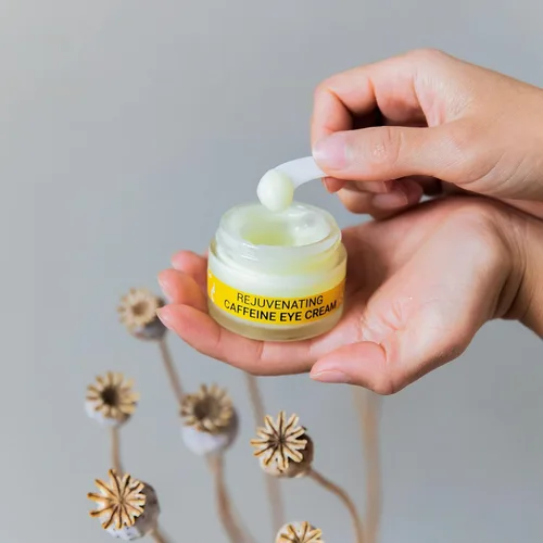 Vista 5 de Doppeltree Crema de cafeína para debajo de los ojos antienvejecimiento para hombres y mujeres, para arrugas, ojos hinchados y ojeras, iluminadora