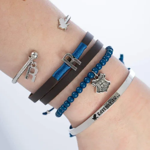 Vista 2 de Bioworld Harry Potter Ravenclaw - Juego de pulseras - 4 unidades, Color múltiple
