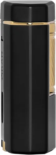 Vista 5 de Xikar Meridian - Encendedor de cigarros con triple llama suave, potente, elegante, innovador, encendido fiable, barra de rodillo grande y fácil