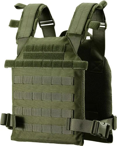 Vista 7 de Weighted Vest for Men and Women Weight Vests Adjustable Strength and Endurance Training Fitness Tactical Running Negro
