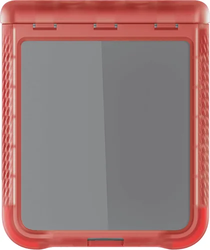 Vista 7 de Ghostek COVERT - Funda rosa para Galaxy Z Flip 4 para mujeres y niñas, protección completa de bisagra y parte trasera transparente, duradera