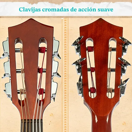 Vista 5 de H. Jimenez Guitarra de 6 cuerdas (LGTN2), negro