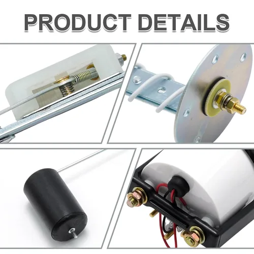 Vista 7 de Hoypeyfiy - Medidor de nivel de combustible universal de 2 pulgadas 52 mm para coche y SUV con sensor de combustible E-1/2-F puntero 12 V