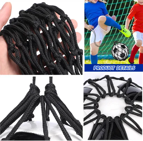 Vista 4 de TOBWOLF Football Kick Trainer, Soccer Return Trainer Net Fits Ball Size 3, 4, 5, Hands-Free Soccer Kick Throw Training Aid