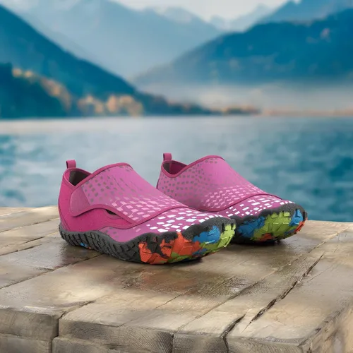 Vista 2 de L-RUN Calzado acuático para mujer y hombre, calzado atlético tipo calcetín que brinda sensación de estar descalzo, para senderismo, deportes
