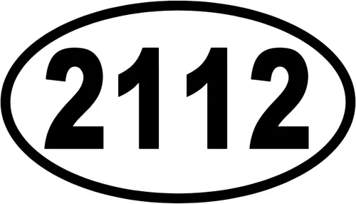 Vista 2 de 2112 Euro Oval Sticker Nice Vinyl Good and Evil Die Cut Vinilo Calcomanía para Windows Coches Camiones Parachoques Laptops MacBook Tamaño 5