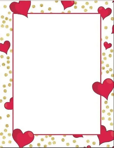 Vista 2 de Bright Hearts - Papel para impresora láser y de inyección de tinta (25 hojas)