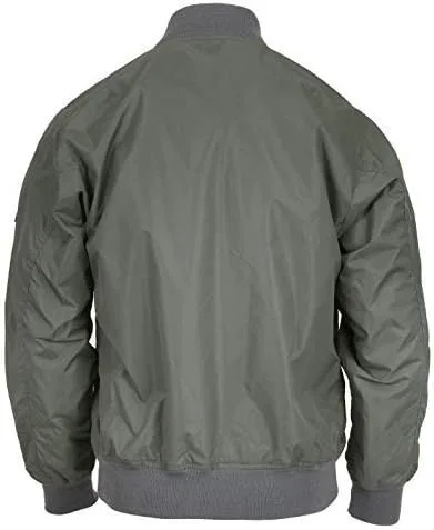 Vista 2 de Rothco Lightweight MA-1 Flight Jacket Military Bomber Jacket, Sage Green