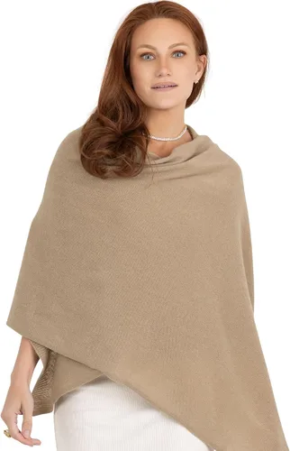 Vista 15 de Velanio Cashmere Bufanda de pashmina de cachemira 100% tejida, chal extra grande para mujer, estola de viaje Negro