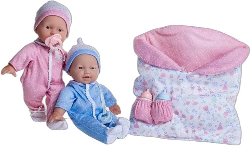 Vista 10 de La Baby Hispanic - Muñeca bebé hispana de cuerpo suave pequeño de 11 pulgadas JC Toys - La Baby Lavable Traje floral rosa extraíble con Mono