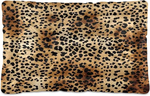 Vista 28 de Almohadilla de cama para mascotas con estampado de vaca 3D, tapete suave para cama de perro con parte inferior antideslizante, almohadilla de jaula