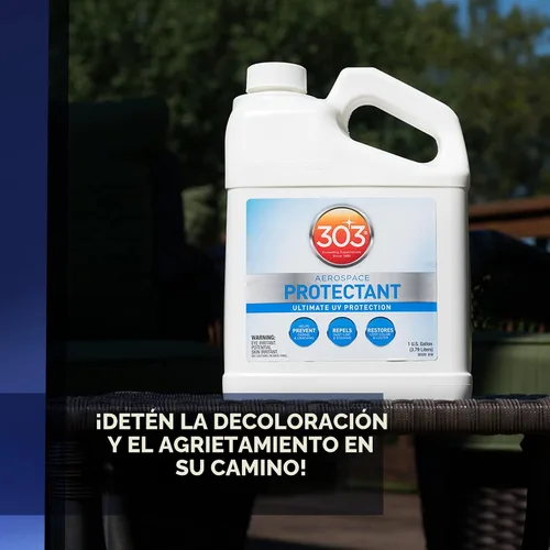 Vista 4 de Protector de vinilo 303 (30302) Protector UV en aerosol para vinilo, plástico, caucho, fibra de vidrio, y más Proporciona protección UV mientras