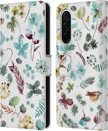 Vista 215 de Head Case Designs Officially Licensed Ninola Butterfly Nature Spring Floral Leather Wallet Case Compatible with Samsung Galaxy A07 4G