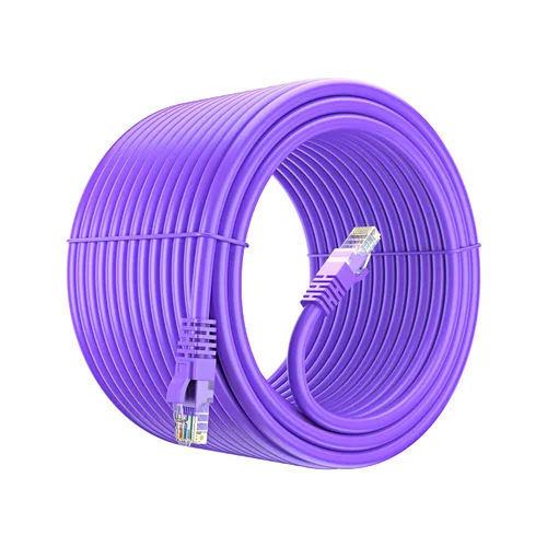 Vista 13 de Maximm Cable Ethernet Cat 6 de 30 pies, cobre 100% puro, cable LAN Cat6, cable de Internet, cable de conexión y cable de red, UTP (negro) de 30 pies